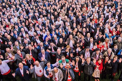 快乐的Danfoss员工