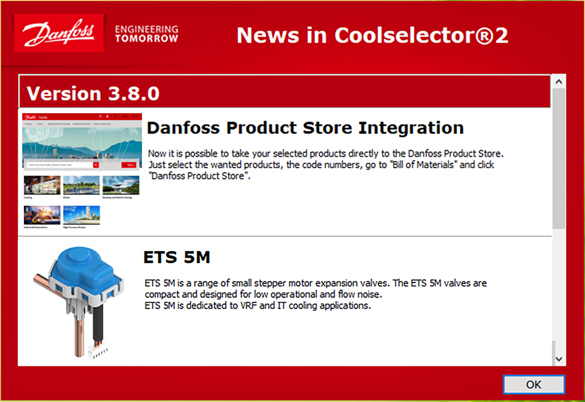 Danfoss ETS 5M现已在Coolsector®2中找到