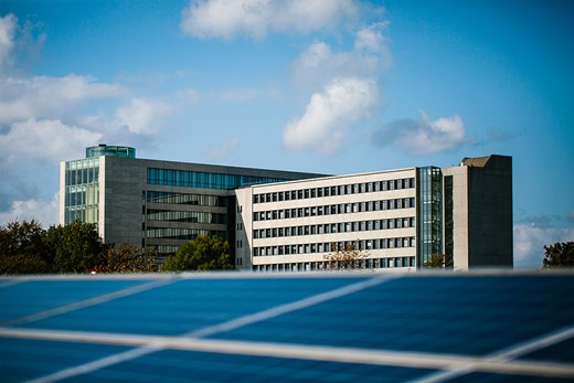 诺德堡的丹福斯以外的太阳能电池板