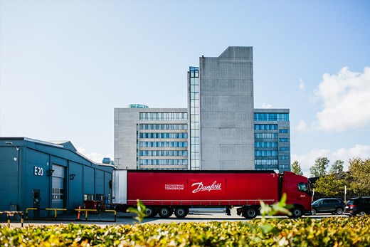 北堡仓库外的Danfoss卡车